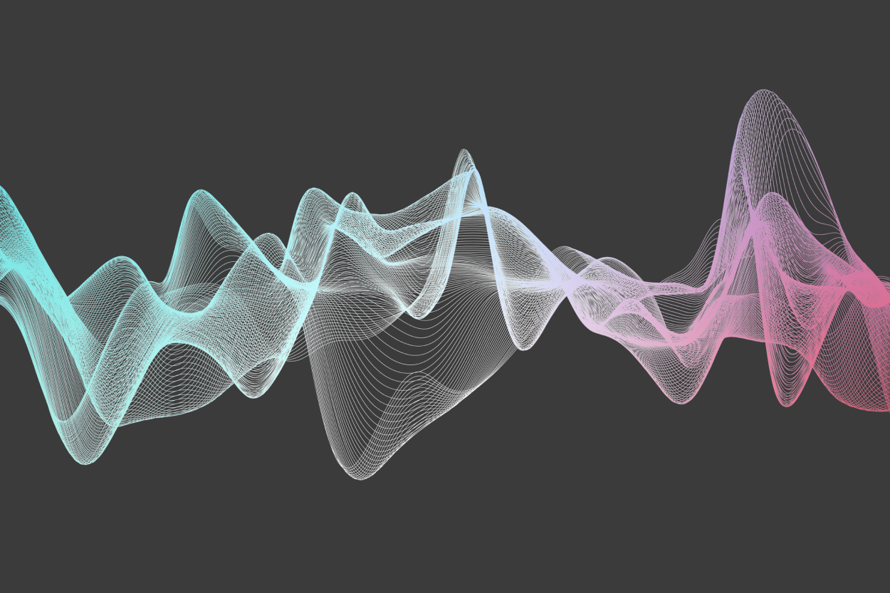 visual representation of different-colored noise wavelengths