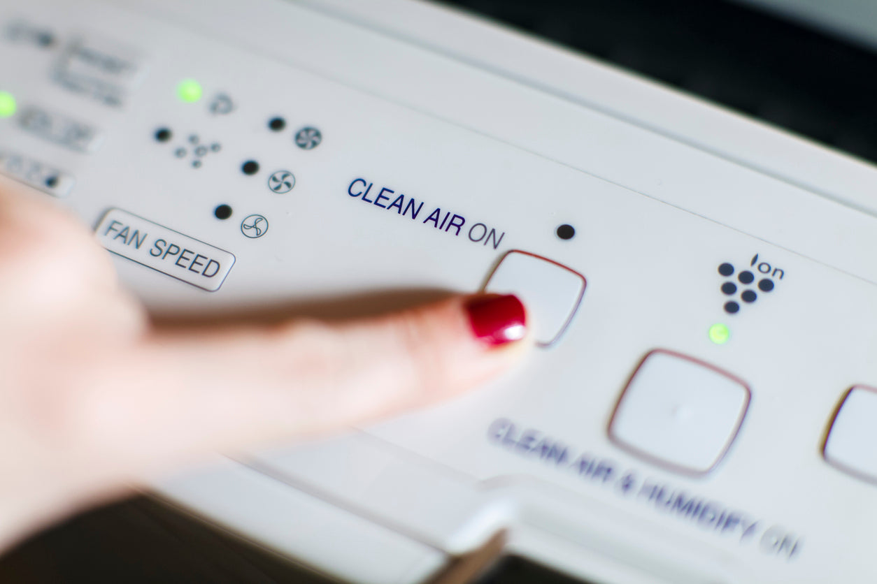 turning-on-air-purifier
