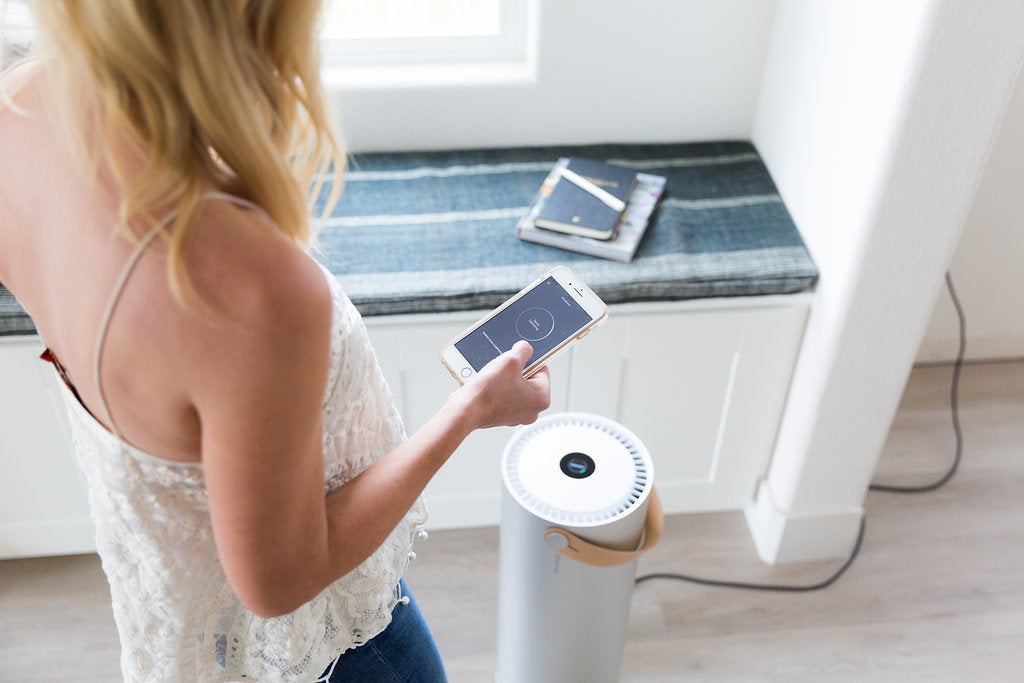 Person-holding-phone-near-Molekule