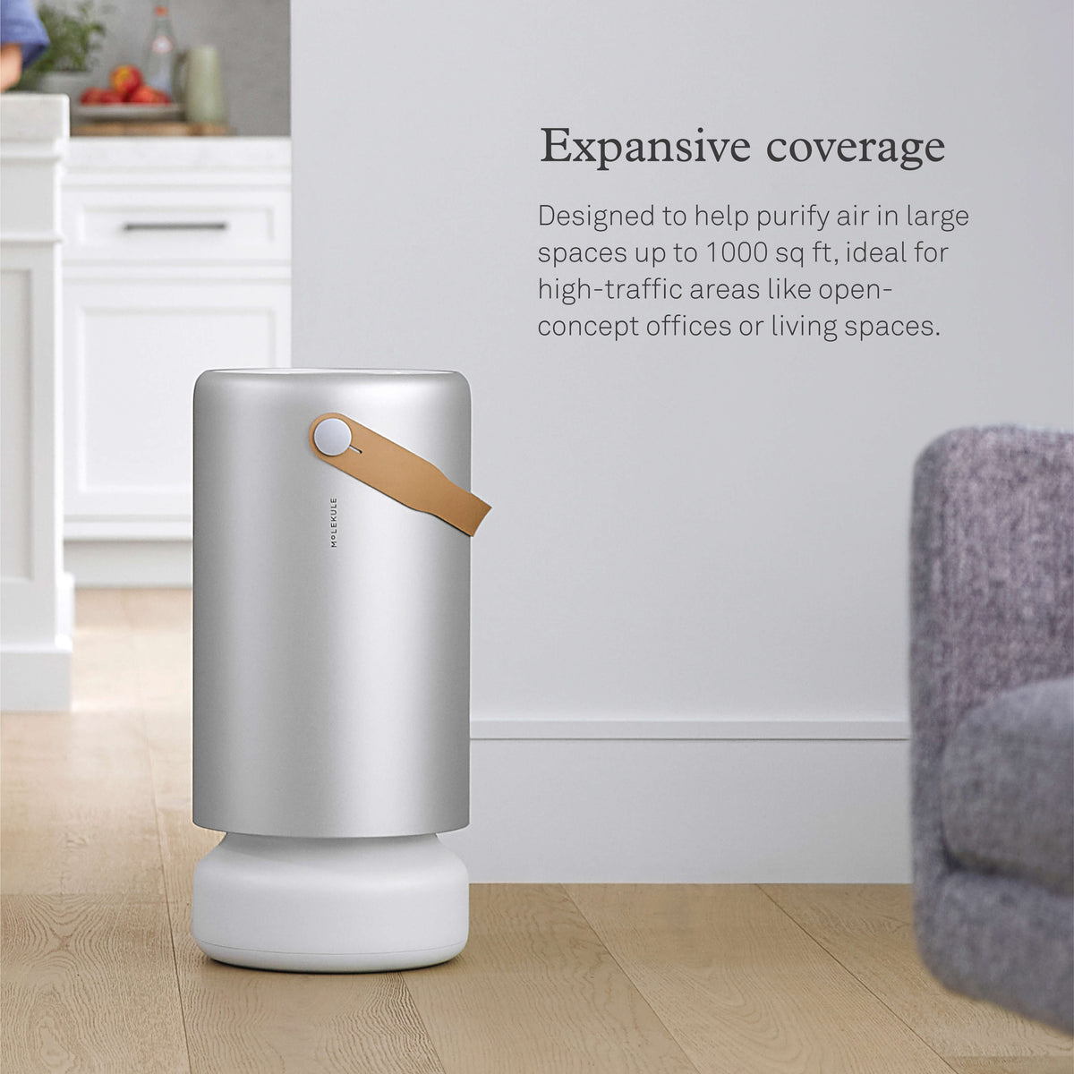 Molekule Air Pro Purifier | FDA-Cleared Air Purifier for Large Spaces